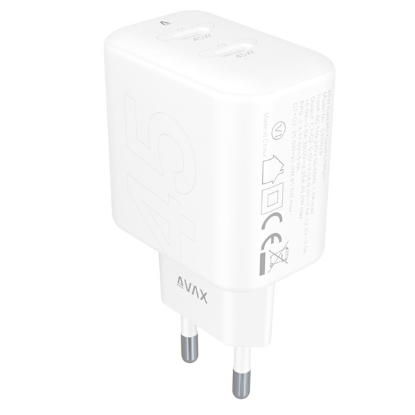 AVAX_CH602W_SPEEDY_45W_GaN_2x_USB_C_PD3_0_feher_gyors_tolto_adapter-i42398354.jpg