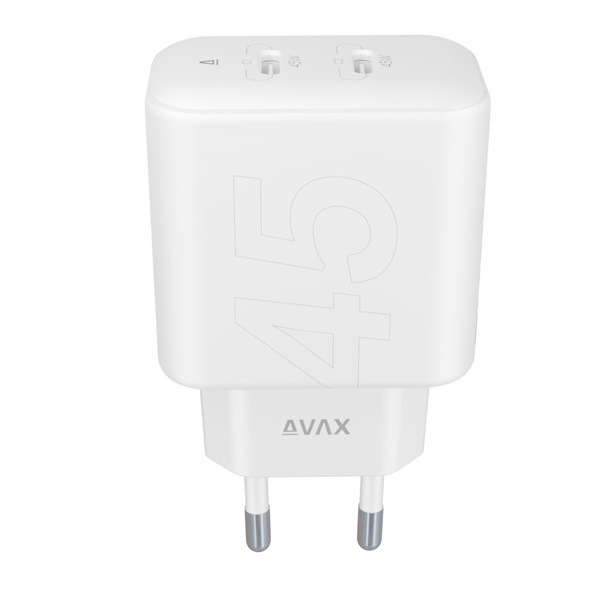 AVAX_CH602W_SPEEDY_45W_GaN_2x_USB_C_PD3_0_feher_gyors_tolto_adapter-i42398368.jpg