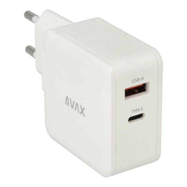 AVAX_CH632W_FIVEY_45W_GaN_USB_A_QC_Type_C_PD_feher_halozati_gyorstolto-i39996341.jpg