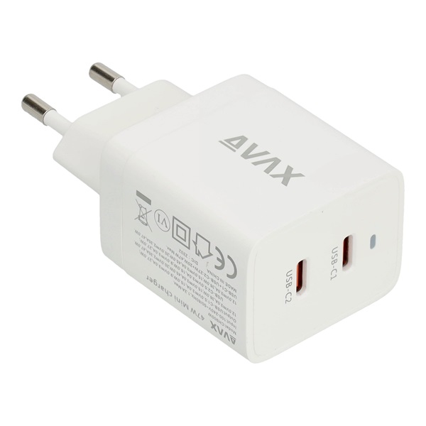AVAX_CH900W_PRIME_47W_GaN_gyors_halozati_tolto_2x_Type_C_PD_feher-i39145220.jpg
