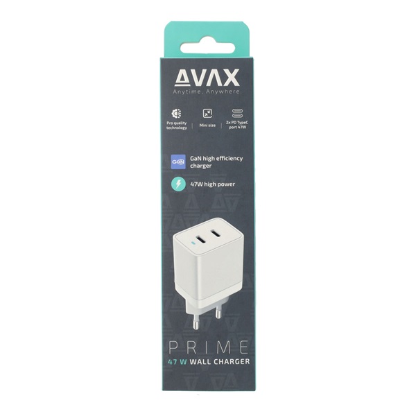 AVAX_CH900W_PRIME_47W_GaN_gyors_halozati_tolto_2x_Type_C_PD_feher-i39145259.jpg